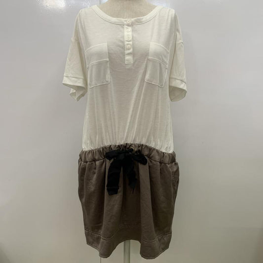 グリーンレーベルリラクシング green label relaxing ワンピース  ワンピース 半袖 無地 レディース USED 古着 中古 10023232