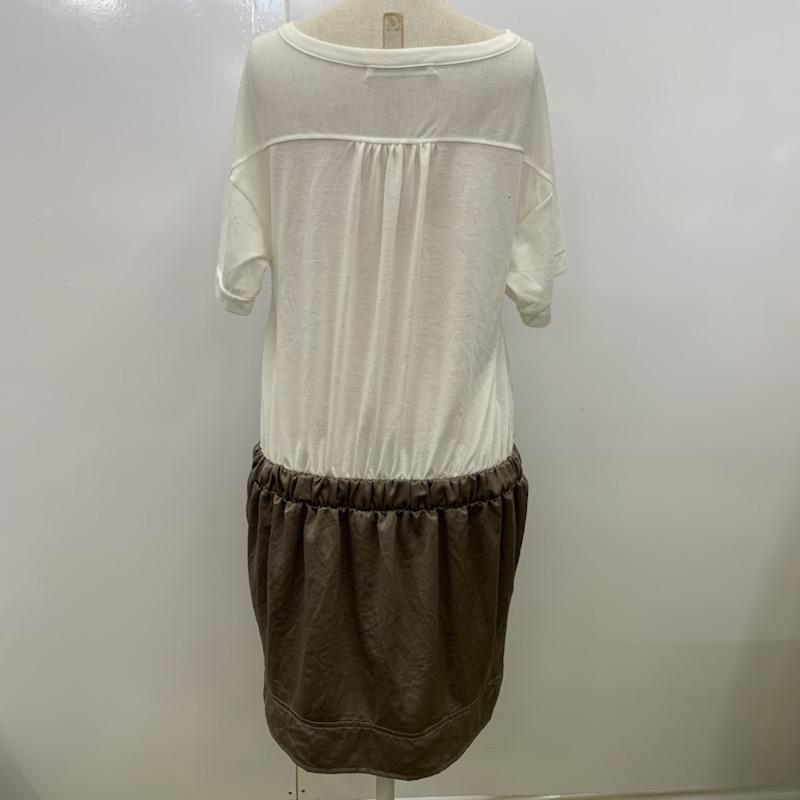 グリーンレーベルリラクシング green label relaxing ワンピース  ワンピース 半袖 無地 レディース USED 古着 中古 10023232