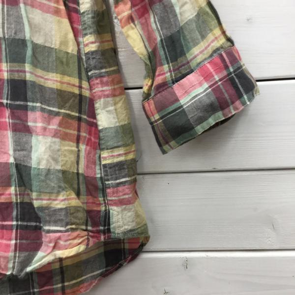 レプシムローリーズファーム LEPSIMLOWRYSFARM シャツ、ブラウス  長袖シャツ チェック 七分丈シャツ M チェック レディース USED 古着 中古 10023387