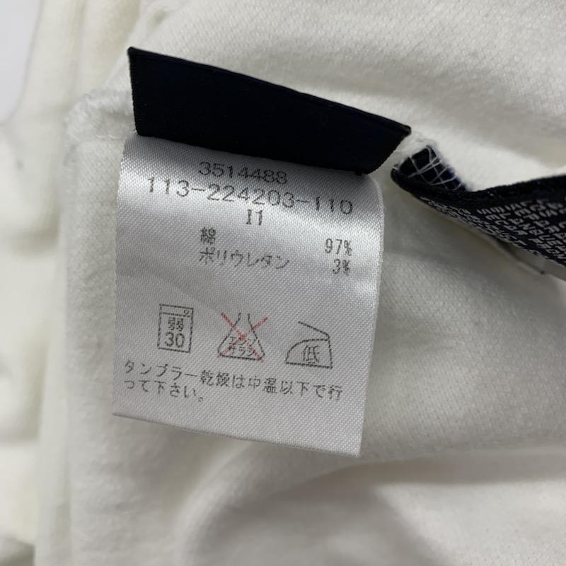 トミーヒルフィガー TOMMY HILFIGER ポロシャツ 半袖 無地 ワンポイント S 無地 X ワンポイント 白 / ホワイト /  メンズ USED 古着 中古 10023450