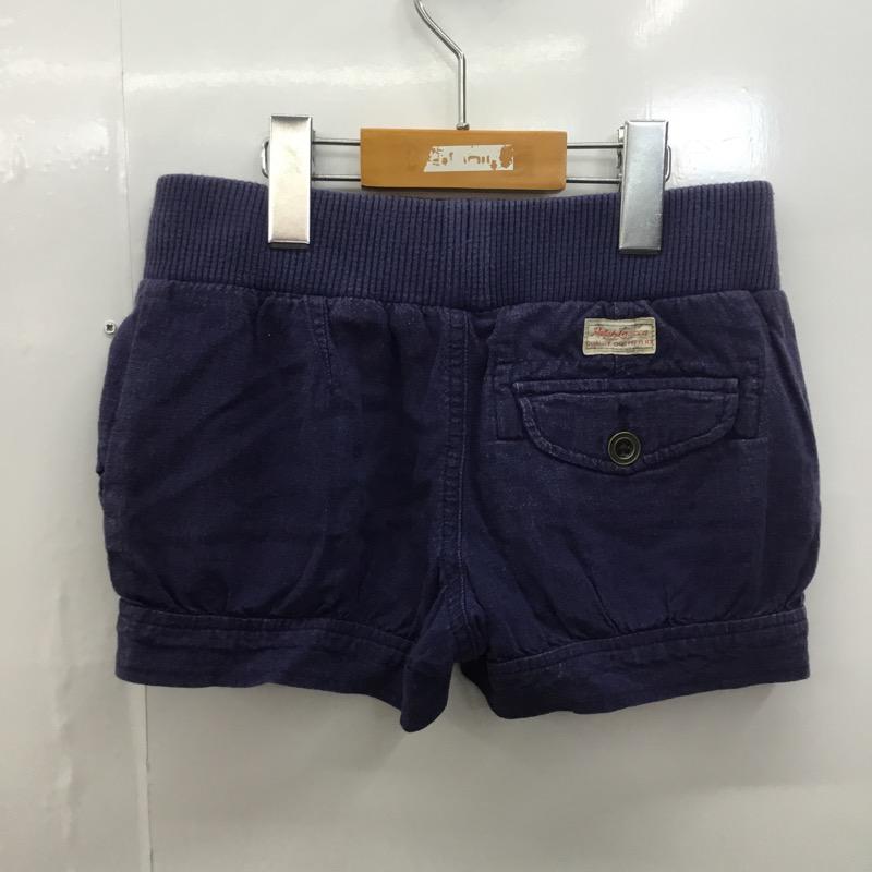 ラルフローレン RALPHLAUREN パンツ ショートパンツ 無地 130cm 無地 紺 / ネイビー /  ガールズ USED 古着 中古 10023495