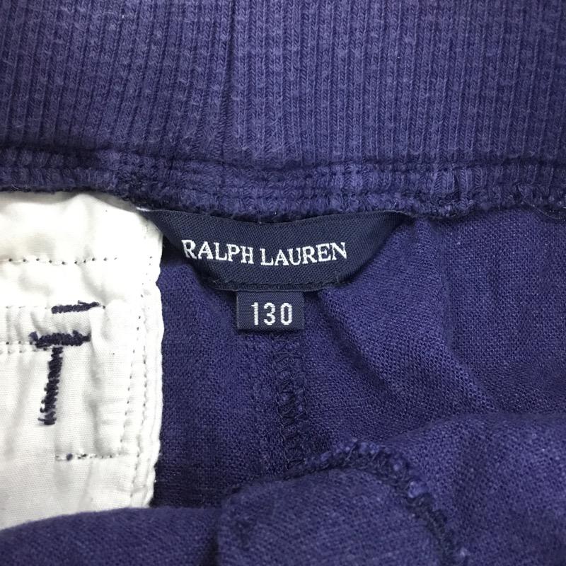 ラルフローレン RALPHLAUREN パンツ ショートパンツ 無地 130cm 無地 紺 / ネイビー /  ガールズ USED 古着 中古 10023495