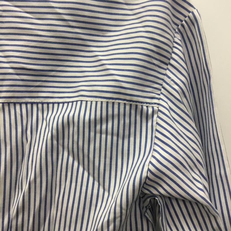 ザラ ZARA シャツ、ブラウス 長袖 カジュアルシャツ ストライプ 140cm ストライプ 白 / ホワイト / X 水色 / ライトブルー /  ガールズ USED 古着 中古 10023530