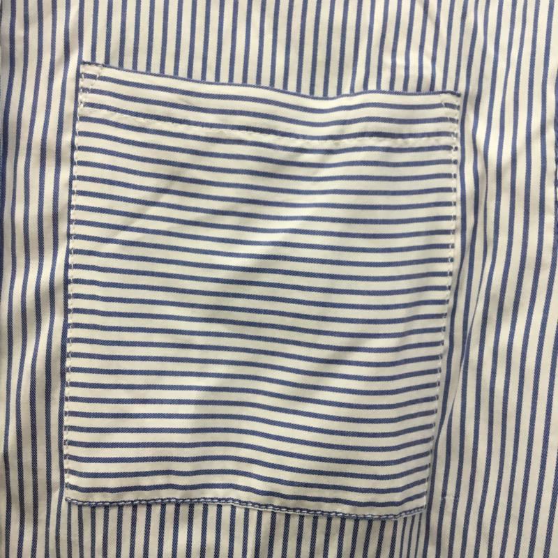 ザラ ZARA シャツ、ブラウス 長袖 カジュアルシャツ ストライプ 140cm ストライプ 白 / ホワイト / X 水色 / ライトブルー /  ガールズ USED 古着 中古 10023530