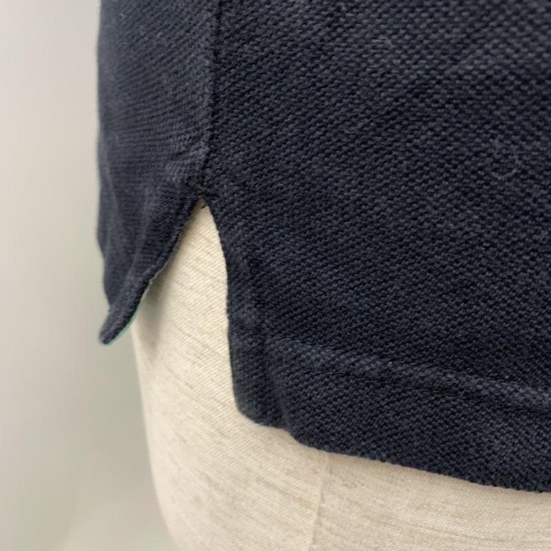 ザショップティーケーミクスパイス THESHOPTKMIXPICE ポロシャツ 半袖 無地 チェック 2 無地 X チェック 黒 / ブラック /  メンズ USED 古着 中古 10023641