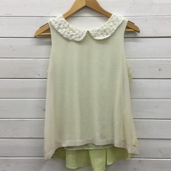 ミスティウーマン mysty woman タンクトップ  タンクトップ ノースリーブ M 無地 レディース USED 古着 中古 10023645