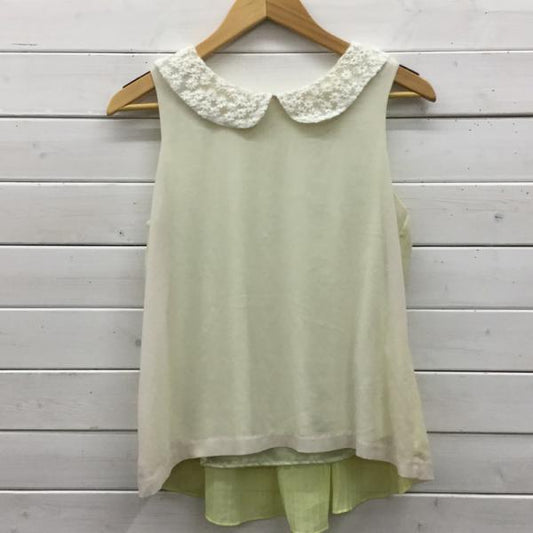 ミスティウーマン mysty woman タンクトップ  タンクトップ ノースリーブ M 無地 レディース USED 古着 中古 10023645
