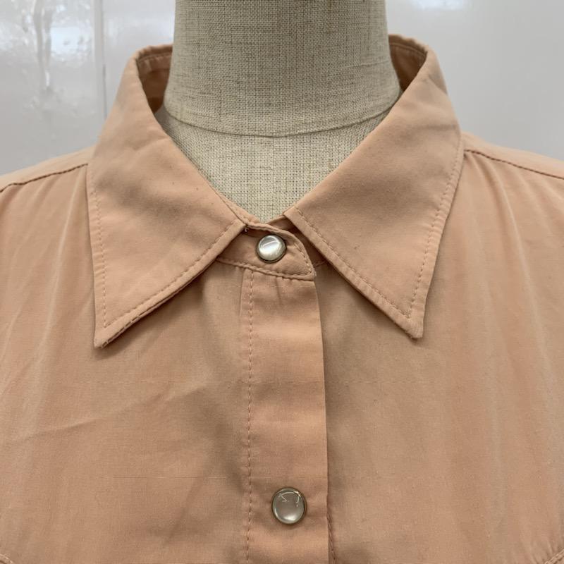 オキラク OKIRAKU シャツ、ブラウス  シャツ ノースリーブ XS 無地 レディース USED 古着 中古 10023655