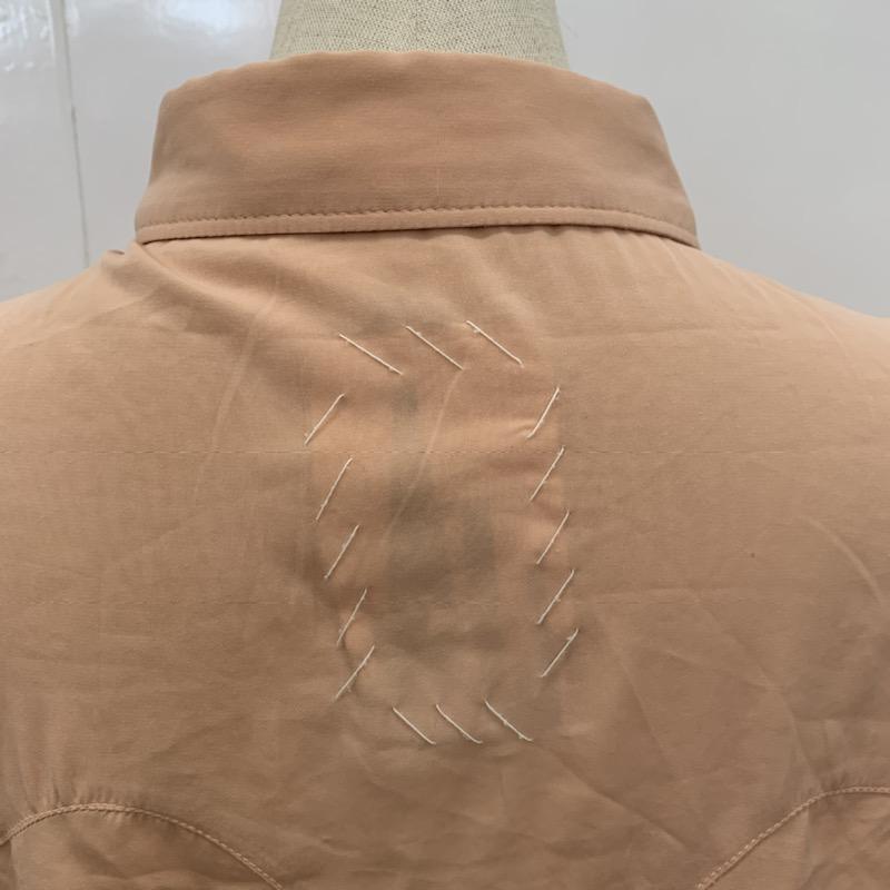 オキラク OKIRAKU シャツ、ブラウス  シャツ ノースリーブ XS 無地 レディース USED 古着 中古 10023655