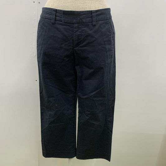 イネド INED パンツ  クロップドパンツ 9 無地 紺 / ネイビー /  レディース USED 古着 中古 10023672