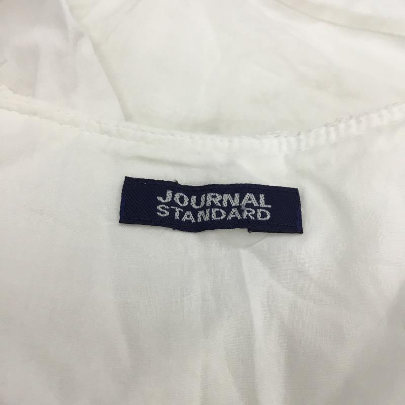 ジャーナルスタンダード JOURNAL STANDARD シャツ、ブラウス 半袖 無地 ノーカラー 無地 白 / ホワイト /  レディース USED 古着 中古 10023722