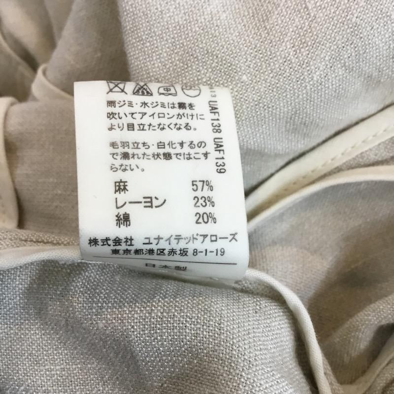 ファサードグリーン FACADEGREEN ジャケット、上着  ショートジャケット 36 無地 ベージュ / ベージュ /  レディース USED 古着 中古 10023789