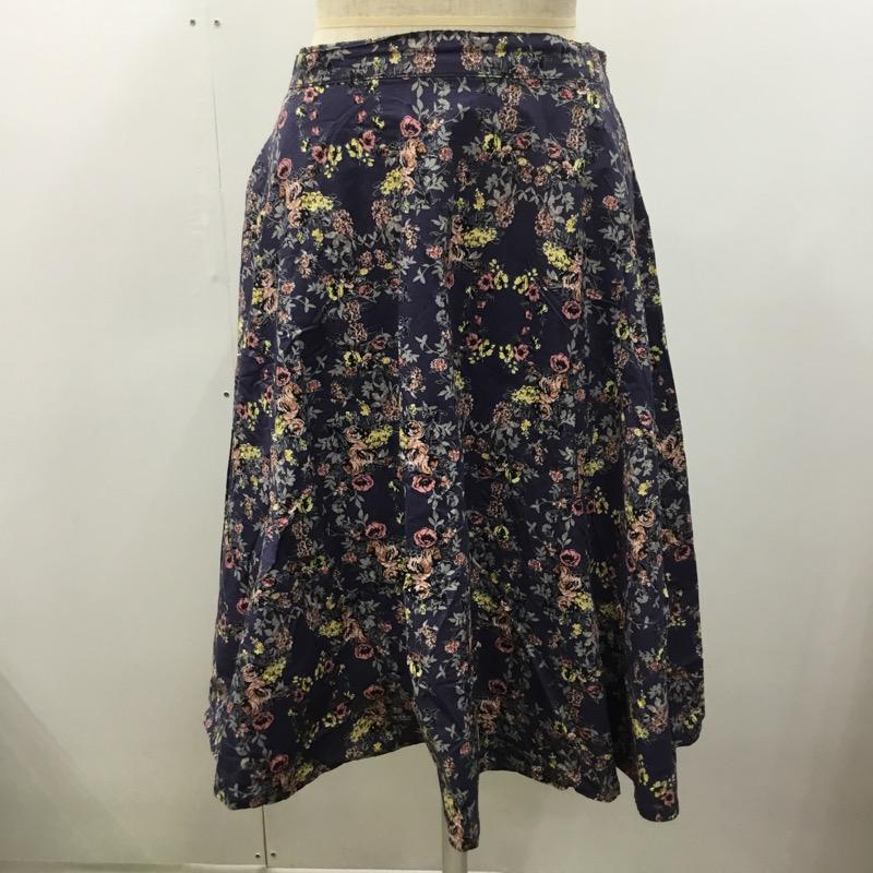 ダブルクローゼット w closet スカート  ひざ丈スカート 花柄 FREE 花柄 レディース USED 古着 中古 10023839