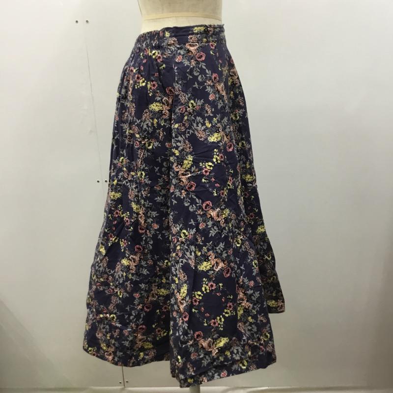 ダブルクローゼット w closet スカート  ひざ丈スカート 花柄 FREE 花柄 レディース USED 古着 中古 10023839