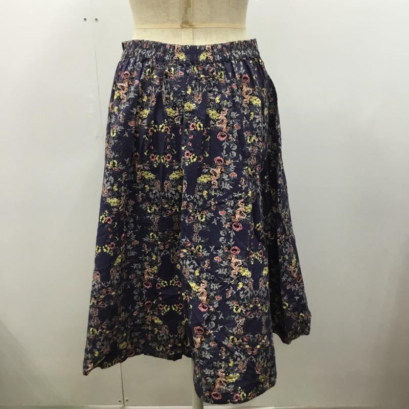 ダブルクローゼット w closet スカート  ひざ丈スカート 花柄 FREE 花柄 レディース USED 古着 中古 10023839