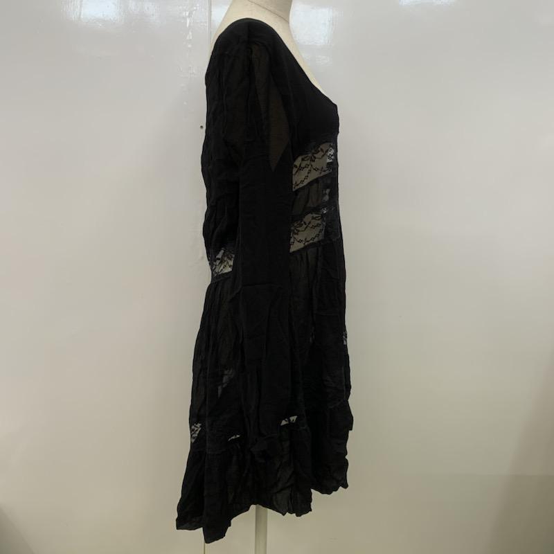 セネカライジング SENECARISING ワンピース  ワンピース 長袖 1 黒 / ブラック /  レディース USED 古着 中古 10023846