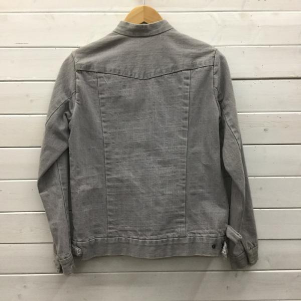 イチパーセントシュウヘイオガワ 1% SHUHEI OGAWA ジャケット、上着  ジャケット ブルゾン デニム 2 無地 灰 / グレー /  メンズ USED 古着 中古 10023946