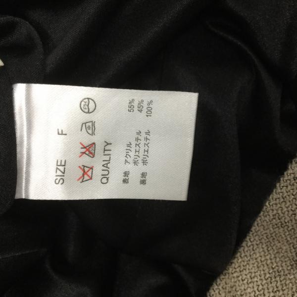 マジェスティックレゴン MAJESTIC LEGON ワンピース  ワンピース ノースリーブ FREE 無地 ベージュ / ベージュ /  レディース USED 古着 中古 10024063