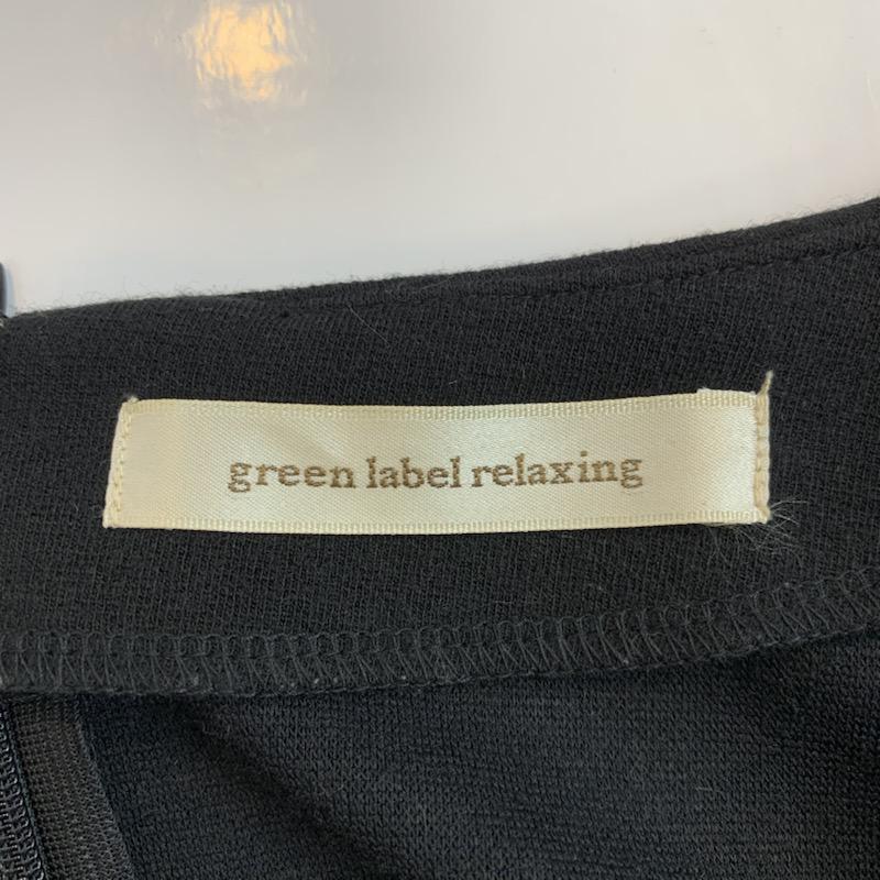 グリーンレーベルリラクシング green label relaxing ワンピース  ワンピース 長袖 無地 X チェック レディース USED 古着 中古 10024145