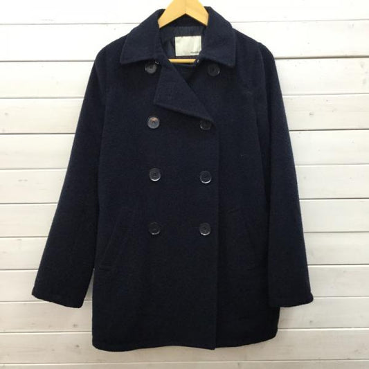 マウジー MOUSSY コート  コート アウター 1 無地 紺 / ネイビー /  レディース USED 古着 中古 10024190