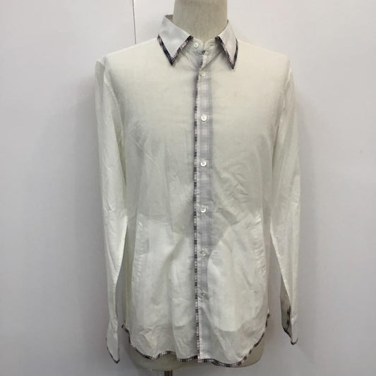 ノットバード not BIRD シャツ、ブラウス  長袖シャツ 無地 白 / ホワイト /  メンズ USED 古着 中古 10024227