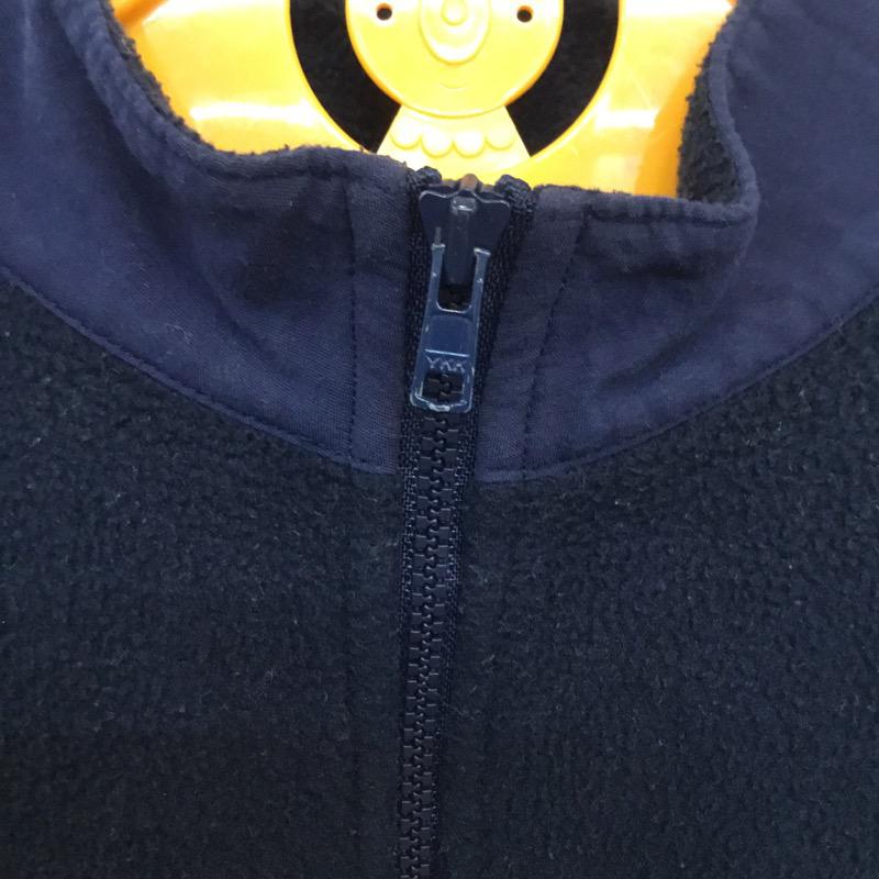ラルフローレン RALPHLAUREN ジャケット、上着  フリース ジャケット キッズ 110cm 110cm 無地 紺 / ネイビー /  メンズ USED 古着 中古 10024535