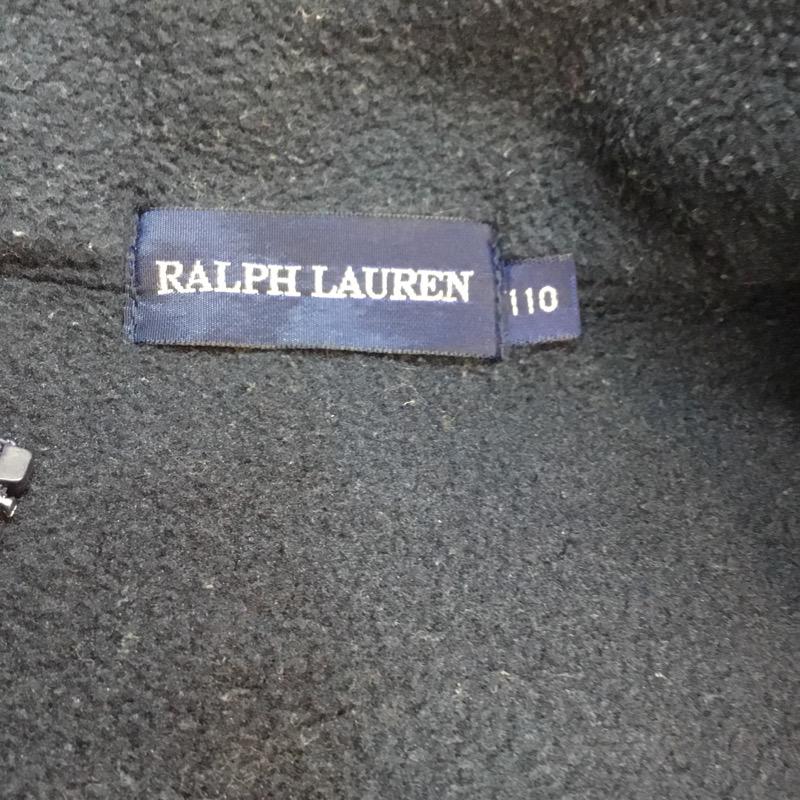 ラルフローレン RALPHLAUREN ジャケット、上着  フリース ジャケット キッズ 110cm 110cm 無地 紺 / ネイビー /  メンズ USED 古着 中古 10024535