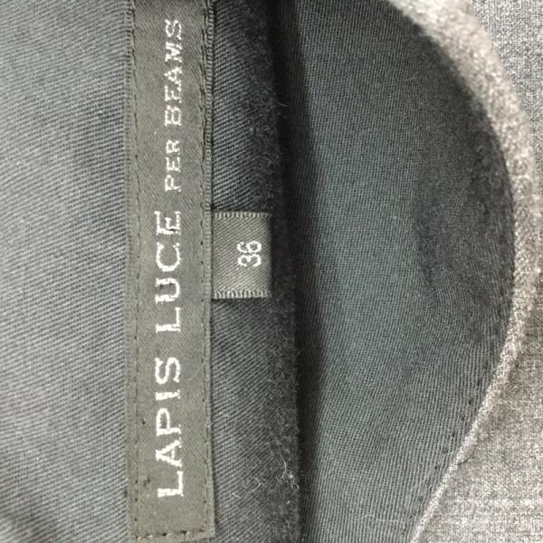ラピスルーチェパービームス LAPIS LUCE PER BEAMS ワンピース  ワンピース ノースリーブ 36 無地 灰 / グレー /  レディース USED 古着 中古 10024788