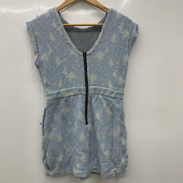 リリー ブラウン Lily Brown ワンピース  ワンピース ノースリーブ 花柄 M 花柄 水色 / ライトブルー /  レディース USED 古着 中古 10024998