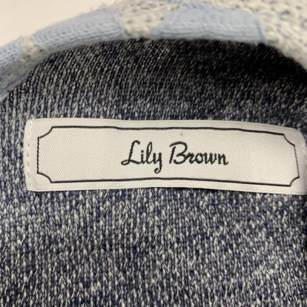 リリー ブラウン Lily Brown ワンピース  ワンピース ノースリーブ 花柄 M 花柄 水色 / ライトブルー /  レディース USED 古着 中古 10024998