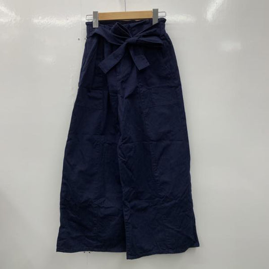コエ koe パンツ  ワイドパンツ M 無地 紺 / ネイビー /  レディース USED 古着 中古 10025181