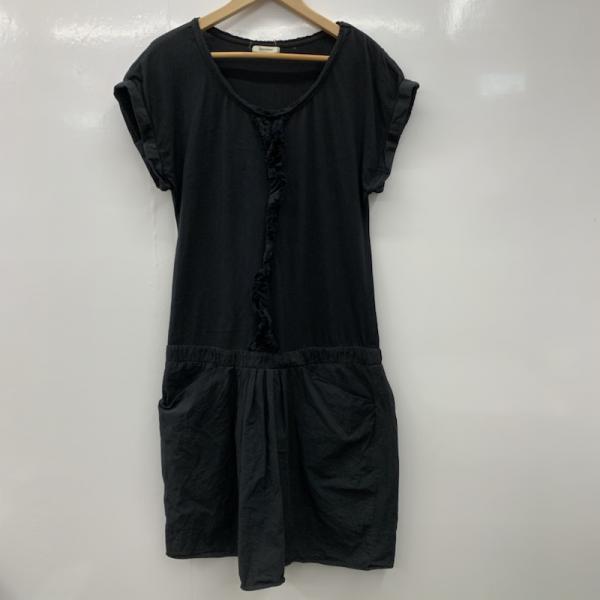 シンプリシテェ Simplicite ワンピース  ワンピース 無地 黒 / ブラック /  レディース USED 古着 中古 10025279