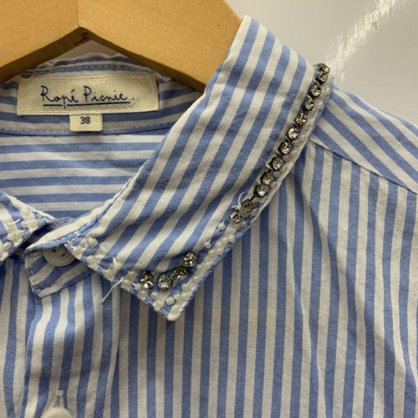 ロペピクニック ROPE' PICNIC シャツ、ブラウス  長袖シャツ ストライプ 38 ストライプ レディース USED 古着 中古 10025382