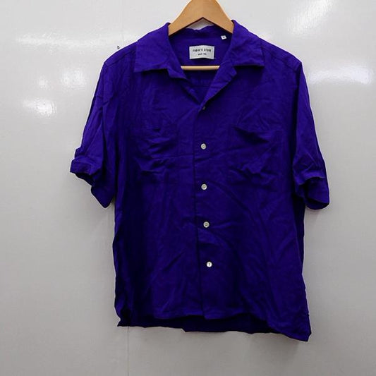 フリークスストア FREAK'S STORE シャツ、ブラウス  半袖シャツ S 無地 紫 / パープル /  メンズ USED 古着 中古 10025451