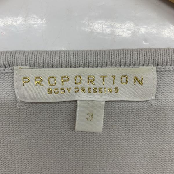 プロポーションボディドレッシング PROPORTION BODY DRESSING ワンピース  ワンピース 半袖 3 無地 レディース USED 古着 中古 10025472