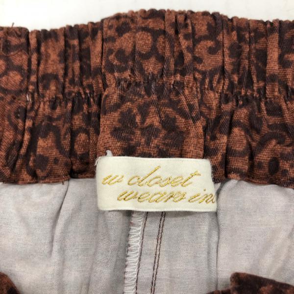 ダブルクローゼット w closet スカート  スカート FREE 無地 レディース USED 古着 中古 10025509