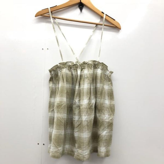 マウジー MOUSSY キャミソール  ノースリーブ チェック柄 キャミソール FREE チェック レディース USED 古着 中古 10025588