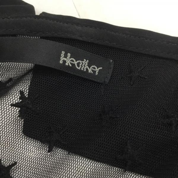 ヘザー Heather ワンピース  ワンピース 長袖 FREE 無地 黒 / ブラック /  レディース USED 古着 中古 10025749