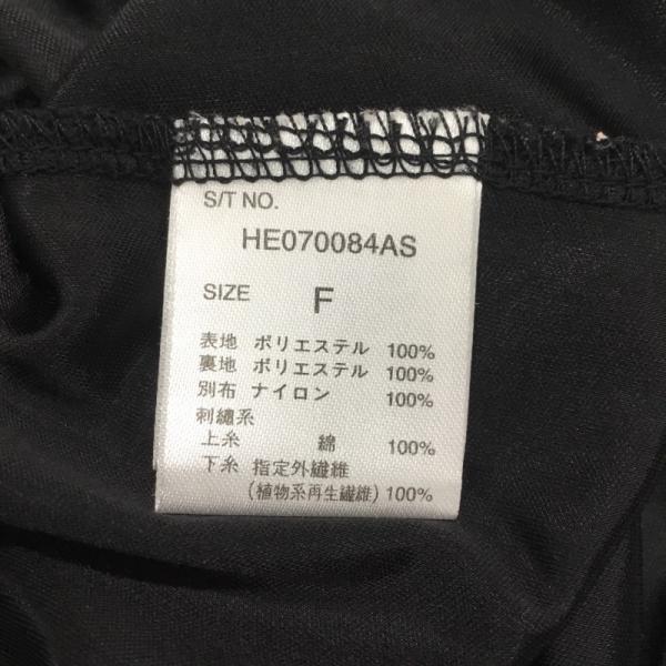 ヘザー Heather ワンピース  ワンピース 長袖 FREE 無地 黒 / ブラック /  レディース USED 古着 中古 10025749