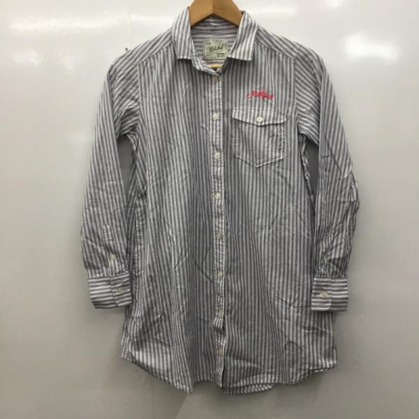 ミルクフェド MILKFED. シャツ、ブラウス  長袖シャツ ストライプ S ストライプ レディース USED 古着 中古 10025940