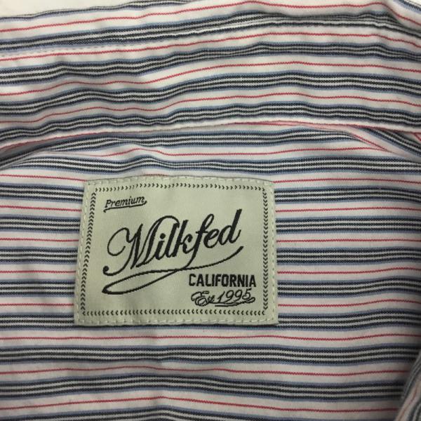 ミルクフェド MILKFED. シャツ、ブラウス  長袖シャツ ストライプ S ストライプ レディース USED 古着 中古 10025940