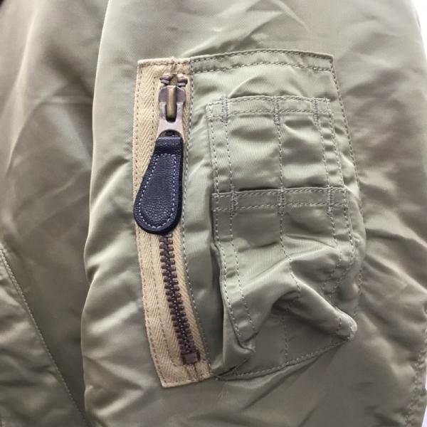 アベイシングエイプ A BATHING APE ジャケット、上着  アウター ジャケット MA-1 STUSSY×A BATHING APE リバーシブル フライトジャケット ロゴ M 無地 カーキ / カーキ / X 橙 / オレンジ /  メンズ USED 古着 中古 10026190