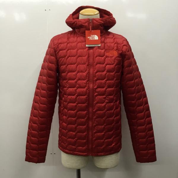 ザノースフェイス THE NORTH FACE ジャケット、上着  NY51801Z THERMOBALL HOODIE ナイロン ジャケット アウター タグ付 S 無地 赤 / レッド /  メンズ USED 古着 中古 10026444