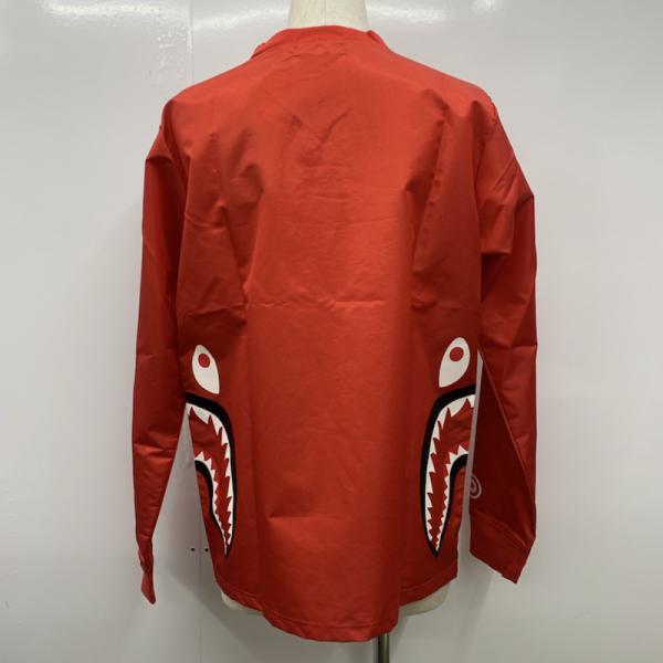 アベイシングエイプ A BATHING APE ジャケット、上着 ジャンパー、ブルゾン アウター ジャケット プルオーバー A BATHING APE SHARK タグ付き M 無地 赤 / レッド /  メンズ USED 古着 中古 10026629