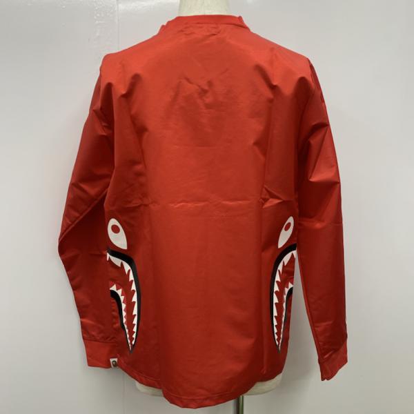 アベイシングエイプ A BATHING APE ジャケット、上着 ジャンパー、ブルゾン アウター ジャケット プルオーバー A BATHING APE SHARK タグ付き M 無地 赤 / レッド /  メンズ USED 古着 中古 10026630