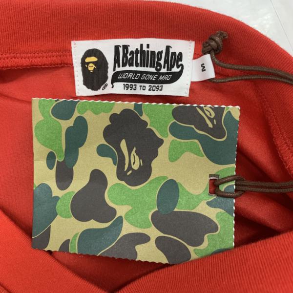 アベイシングエイプ A BATHING APE ジャケット、上着 ジャンパー、ブルゾン アウター ジャケット プルオーバー A BATHING APE SHARK タグ付き M 無地 赤 / レッド /  メンズ USED 古着 中古 10026630