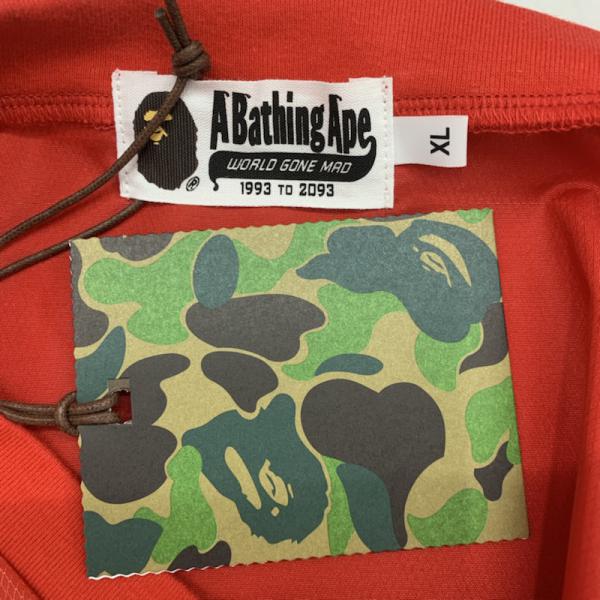 アベイシングエイプ A BATHING APE ジャケット、上着 ジャンパー、ブルゾン アウター ジャケット プルオーバー A BATHING APE SHARK タグ付き XL 無地 赤 / レッド /  メンズ USED 古着 中古 10026631