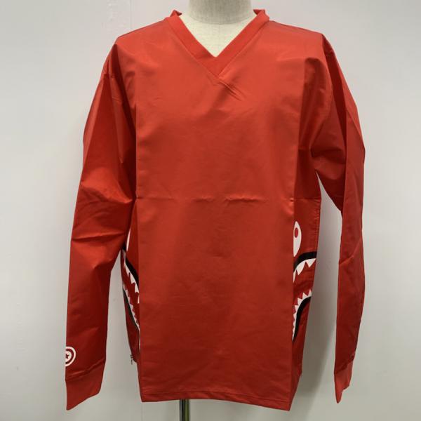 アベイシングエイプ A BATHING APE ジャケット、上着 ジャンパー、ブルゾン アウター ジャケット プルオーバー A BATHING APE SHARK タグ付き L 無地 赤 / レッド /  メンズ USED 古着 中古 10026632