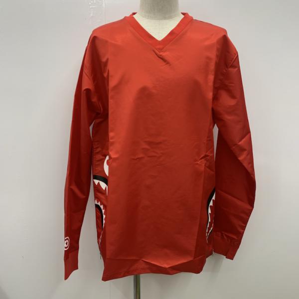 アベイシングエイプ A BATHING APE ジャケット、上着  アウター ジャケット プルオーバー A BATHING APE SHARK タグ付き XL 赤 / レッド /  メンズ USED 古着 中古 10026634