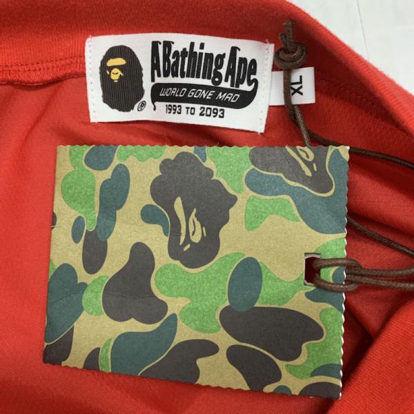 アベイシングエイプ A BATHING APE ジャケット、上着  アウター ジャケット プルオーバー A BATHING APE SHARK タグ付き XL 赤 / レッド /  メンズ USED 古着 中古 10026634